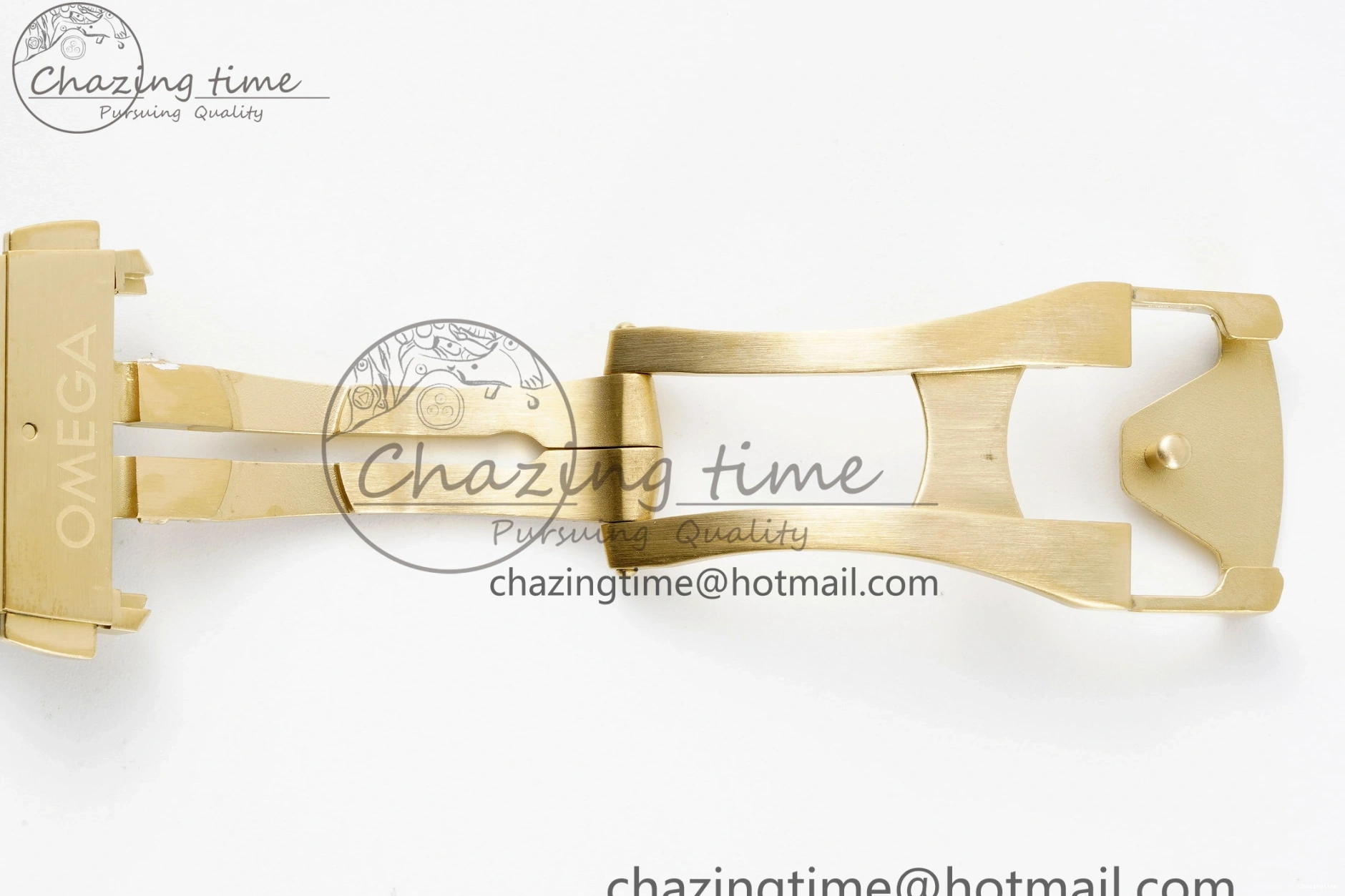 0205 Speedmaster Moonwatch in Moonshine Gold YG RMF Best Edition Green Dial on Green Leather Strap Manual Chrono EasyCare 7832